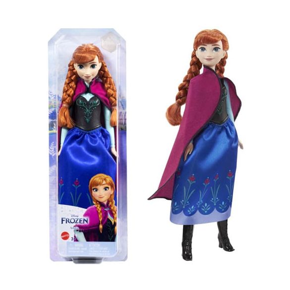 Jégvarázs : Elbüvölő Anna hercegnő divatbaba 30 cm -es - Mattel 