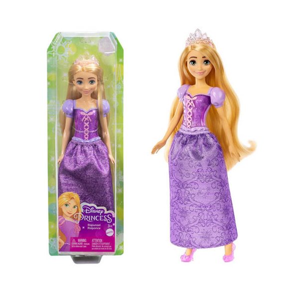 Disney Hercegnők : Csillogó Aranyhaj hercegnő baba - Mattel 