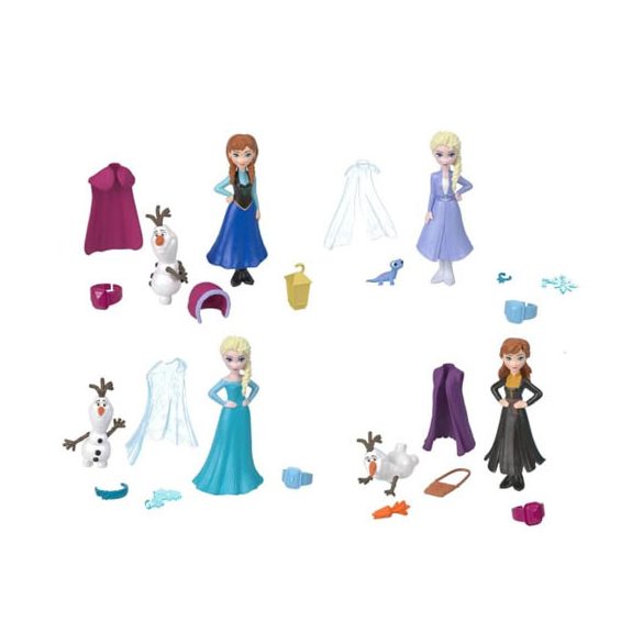 Jégvarázs : Color Reveal Hóvarázs meglepetás baba - Mattel 