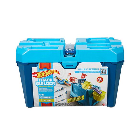 Hot Wheels : Truck Builder kaszkadör doboz - Mattel 