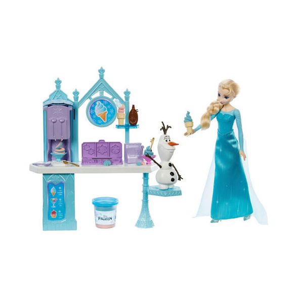 Jégvarázs : Elza és Olaf fagyizója játékszett - Mattel 