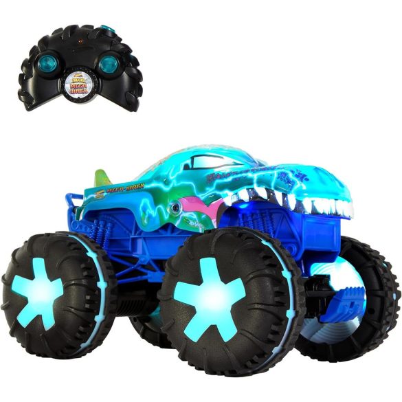 Hot Wheels Monster Trucks: Távirányítós interaktív Mega Wrex monster kisautó - Mattel