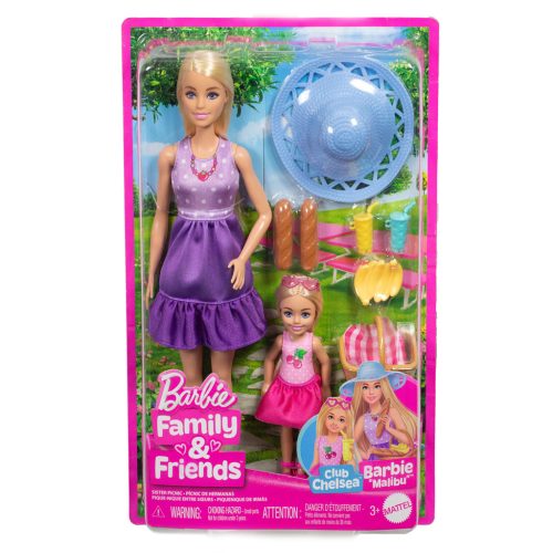 Barbie: Barbie és Chelsea duo piknik készlet
