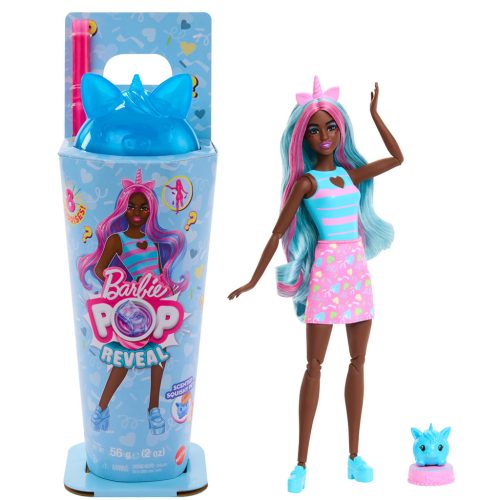 Barbie: Slime Reveal Állati - Unikornis játékszett