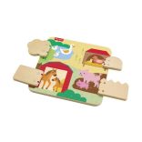 Fisher-Price: Wood fa kukucsfarm készségfejlesztő játék