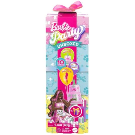Barbie: Party Reveal Meglepetés szett