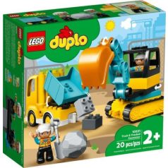 LEGO DUPLO 10931 - Teherautó és lánctalpas exkavátor