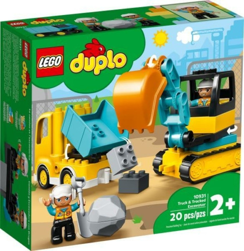 LEGO DUPLO 10931 - Teherautó és lánctalpas exkavátor