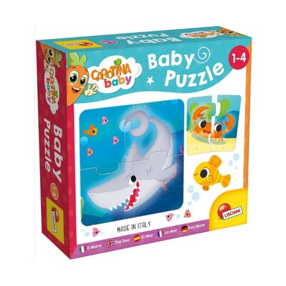 Carotina Baby : Tengeri állatok puzzle 