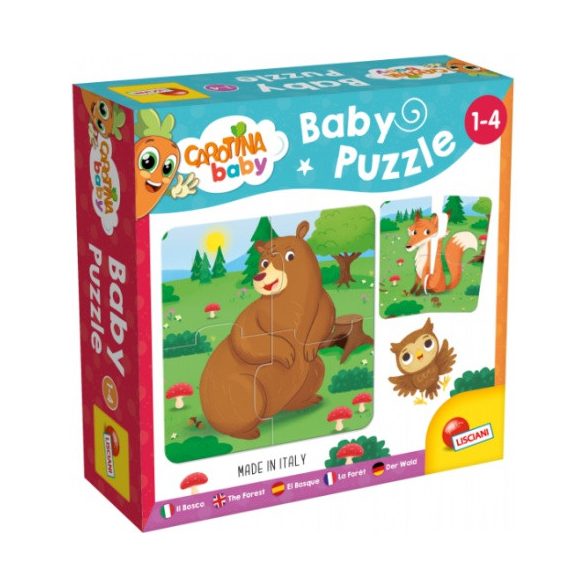 Carotina Baby : Erdei állatok puzzle