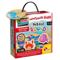Montessori baby puzzle - Tengeri állatok
