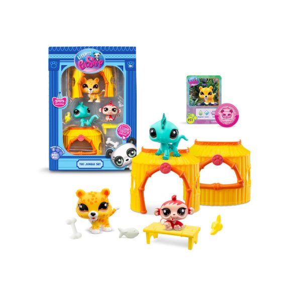 Littlest Pet Shop Dzsungel figura csomag 3db