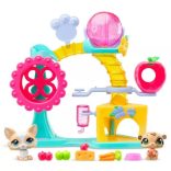 Littlest Pet Shop: Mókagyár játékszett 2 db figurával, 1. széria