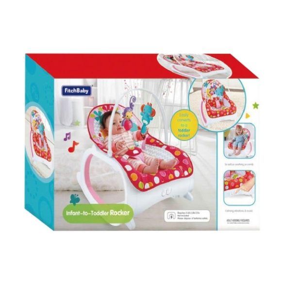 Fitch Baby: 2 az 1-ben babafotel és kisszék hanggal és rezgéssel