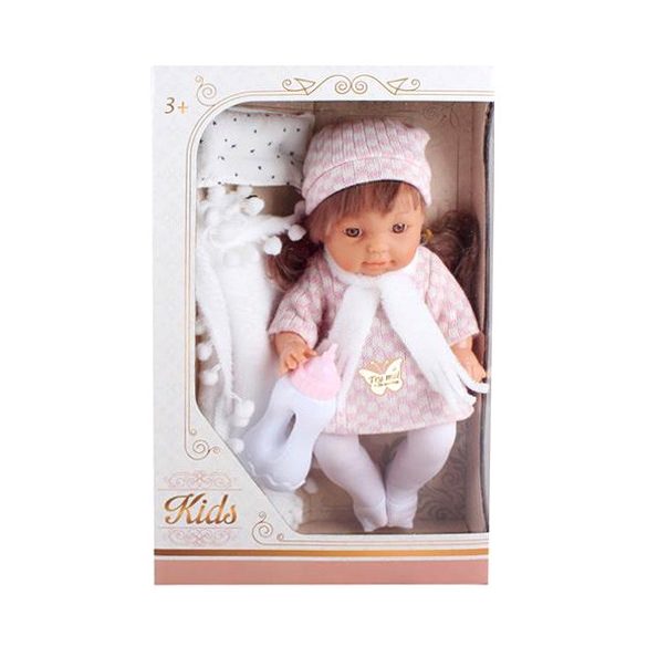 Pisilő baba hanggal és 3 db kiegészítővel