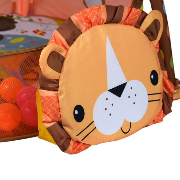 Oroszlános bébimedence 3az1-ben játékszett