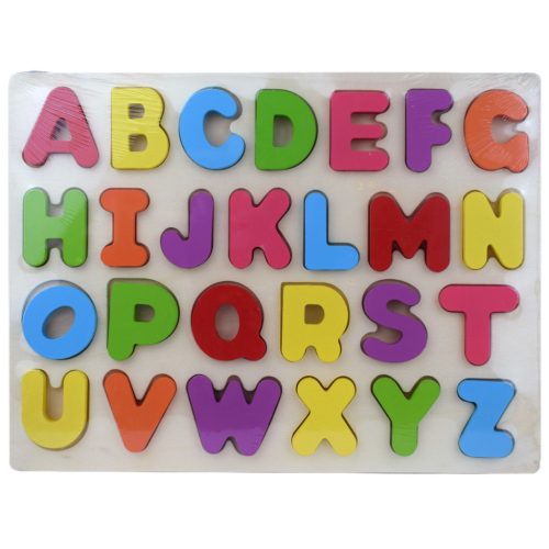 ABC fa formaillesztő játék 30×22 cm