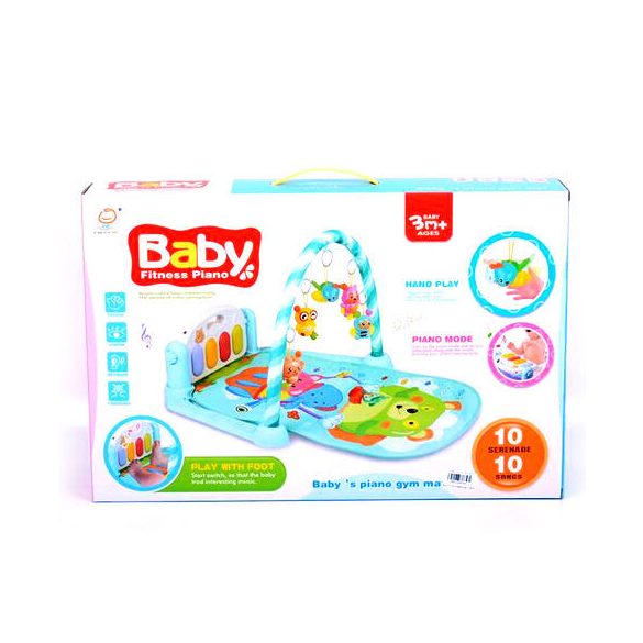 Állatos játszószőnyeg beépített zongorával