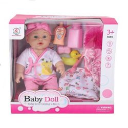   Baby Dolls újszülött baba fürdőszettel, kétféle vátozatban