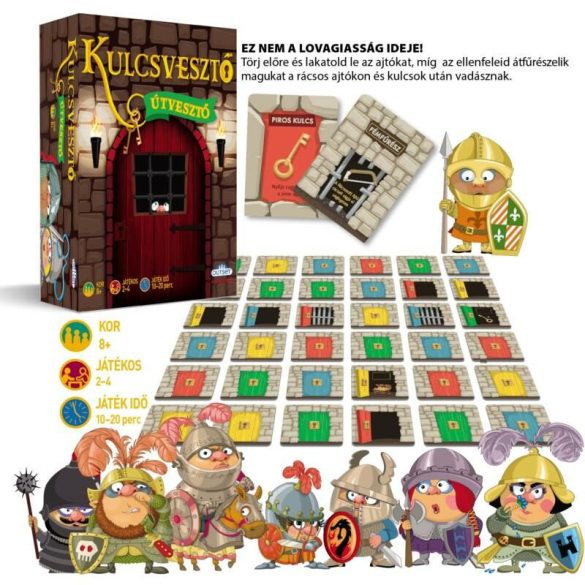 Kulcsvesztő útvesztő társasjáték