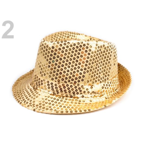 Jelmezbáli flitteres kalap