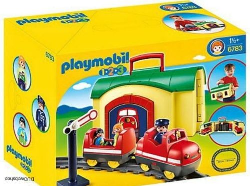 Playmobil 6783 - Hordozható vonatállomás
