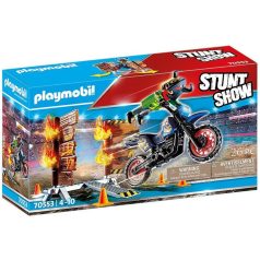 Playmobil 70553 - Crossmotor tüzes fallal