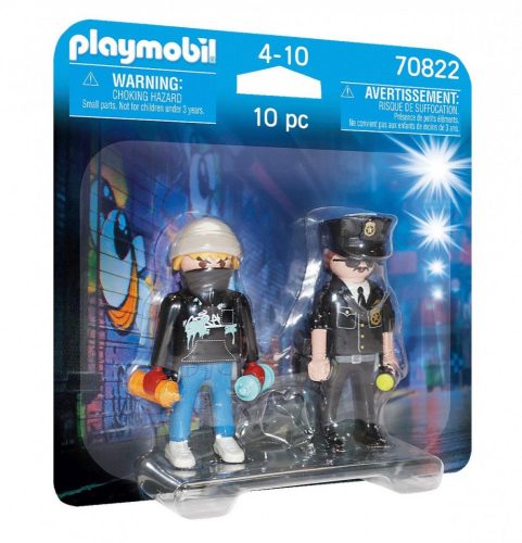 Playmobil 70822 - Rendőr és graffitis