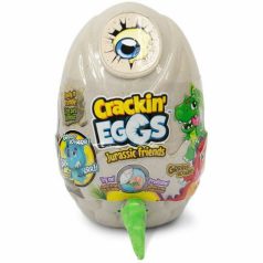   Crackin Eggs Jurassic Friends plüss dinoszaurusz háromféle változatban