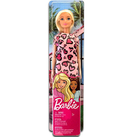 Barbie Chic baba rózsaszín szívecskés ruhában