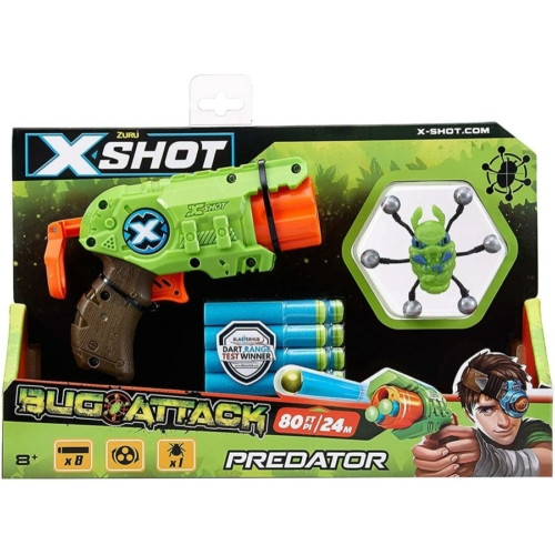 X-Shot Bogártámadás Predator szivacslövő játékpisztoly