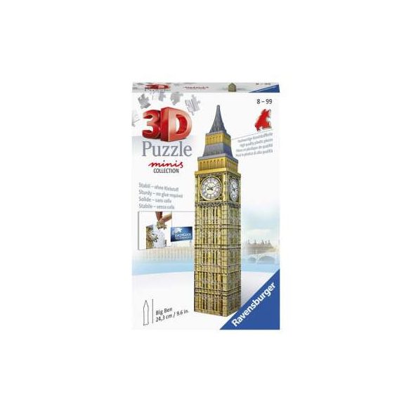 Puzzle 3D 54 db - Mini Big Ben