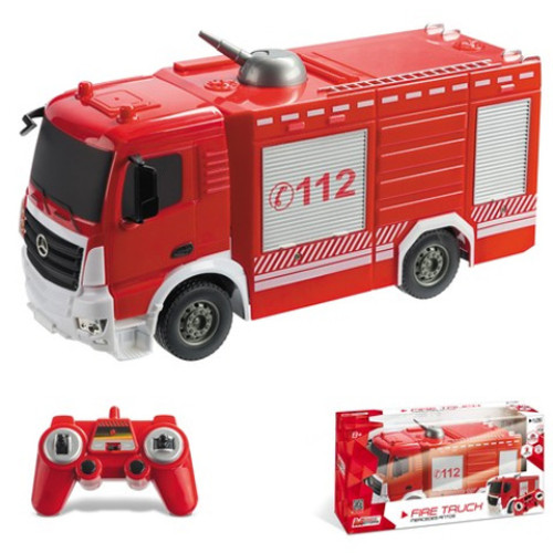 Mercedes Antos távirányítós tűzoltóautó 1/26