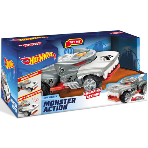 Hot Wheels Monster Action Hotweiler autó fénnyel és hanggal 20 cm