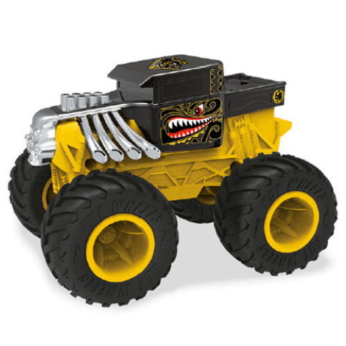 Hot Wheels Monster Truck Beatz Mode Bone Shaker hátrahúzós autó hanggal és fénnyel