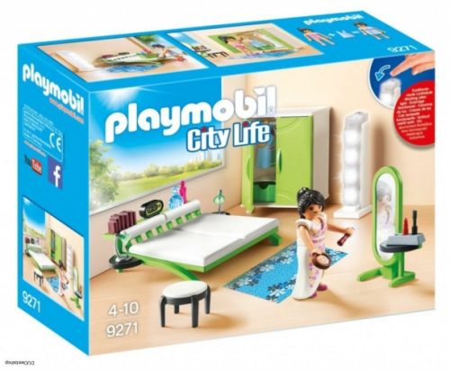 Playmobil 9271 - Hálószoba világítással