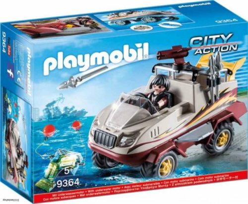 Playmobil 9364 - Speciális egység kétéltű járműve