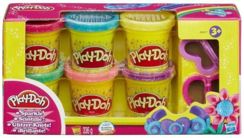 Gyurma szett Play-Doh csillámos